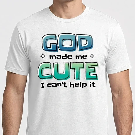 Férfi Imperial póló - God made me cute