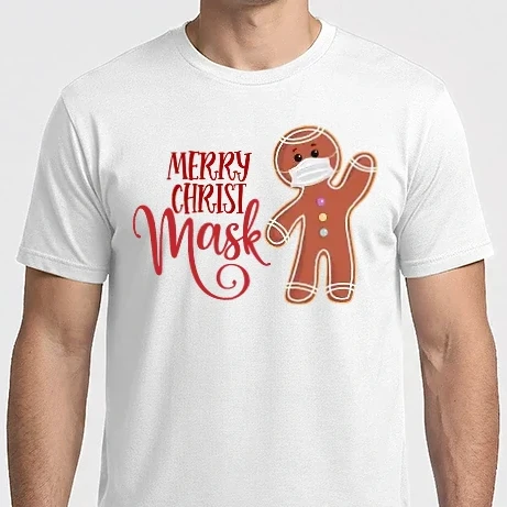 Férfi Imperial póló - Merry Christ Mask