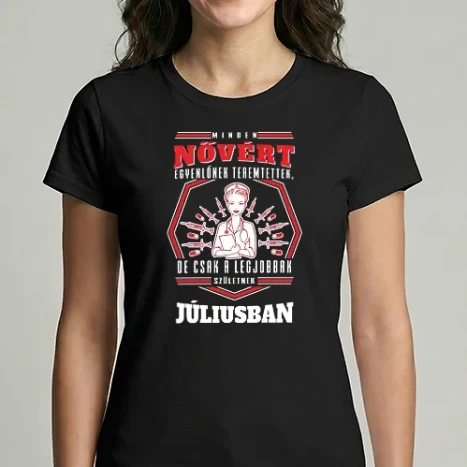Női Imperial póló - Minden nővért egyenlőnek teremtettek..július