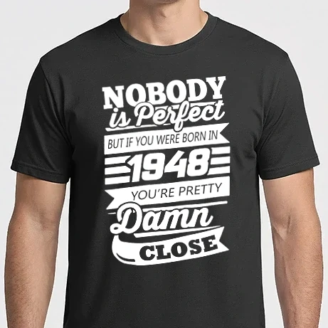 Férfi Imperial póló - nobody is perfect 1948