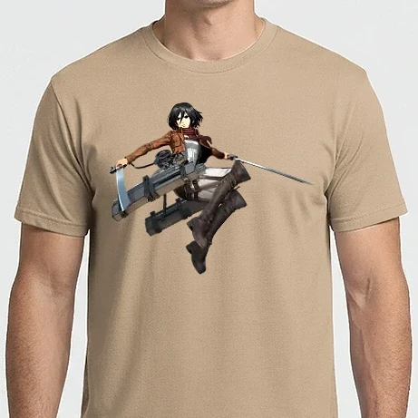 Férfi Imperial póló - Attack On Titan Mikasa