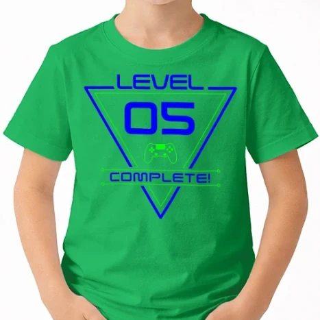Uniszex gyerek Póló - level-complete-05