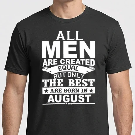 Férfi Imperial póló - All men are created august
