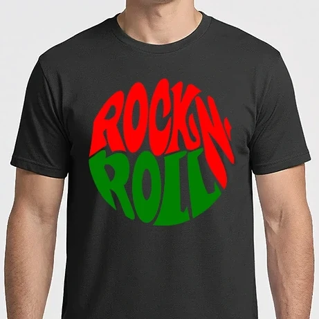Férfi Imperial póló - Rock' roll kerek