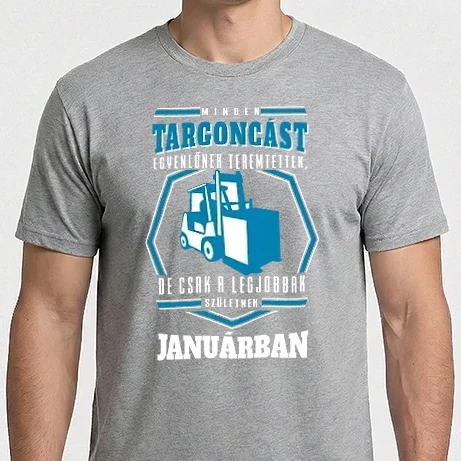 Férfi Imperial póló - Minden targoncást egyenlőnek teremtettek...január