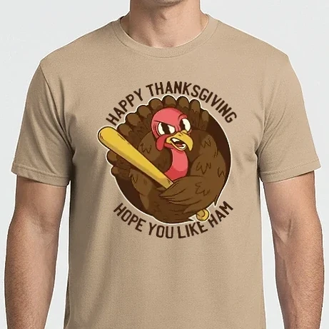 Férfi Imperial póló - Happy Thanksgiving - Hope you like Ham