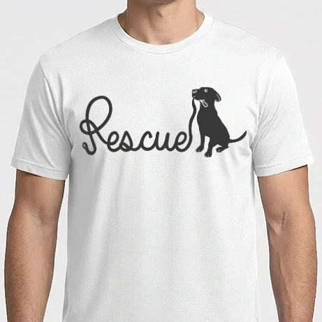 Férfi Imperial póló - Rescue dog