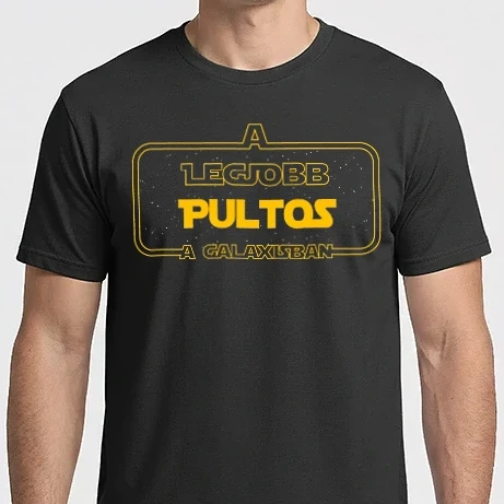Férfi Imperial póló - Legjobb pultos a galaxisban