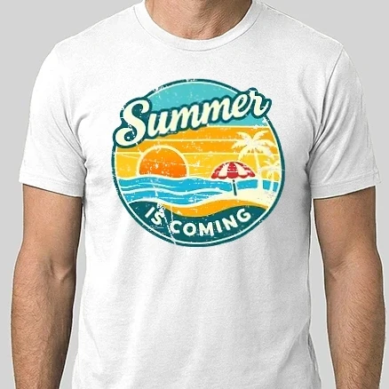 Férfi Alap póló - Summer Is Coming