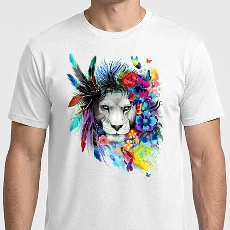 Férfi Imperial póló - lion color jungle