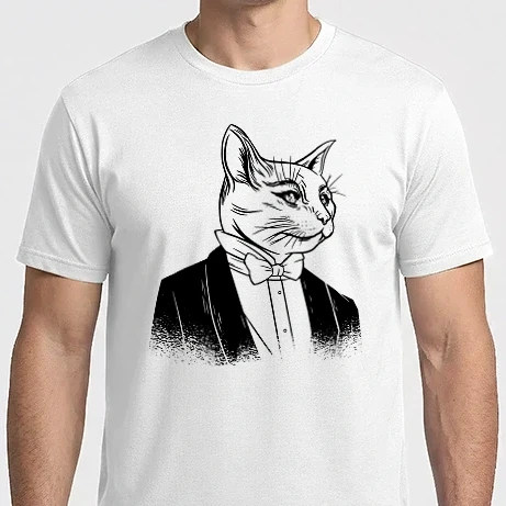 Férfi Imperial póló - Elegáns Cica