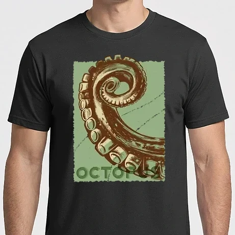 Férfi Imperial póló - Octopus Polip