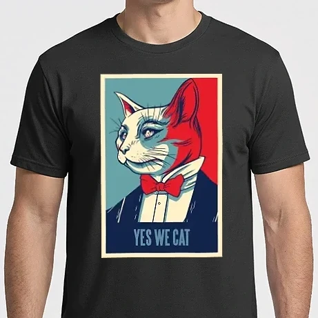 Férfi Imperial póló - Yes We Cat Cicás poszter