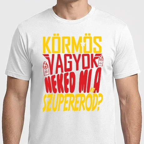 Férfi Imperial póló - Szuperhős körmös