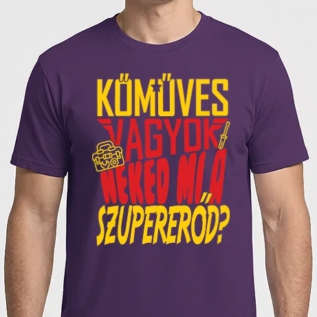 Férfi Imperial póló - Szuperhős kőműves