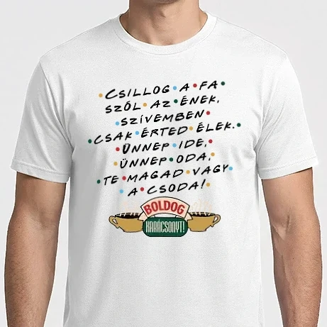 Férfi Imperial póló - Karácsony friends