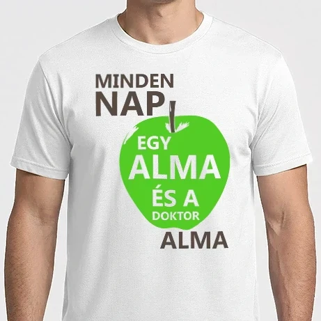 Férfi Imperial póló - Minden nap egy alma