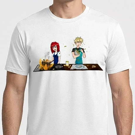 Férfi Imperial póló - DoggyAndi és IceBlueBird ˝Főzőcske˝