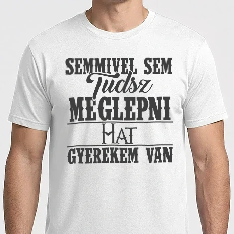Férfi Imperial póló - Semmivel sem tudsz meglepni, hat gyerekem van...