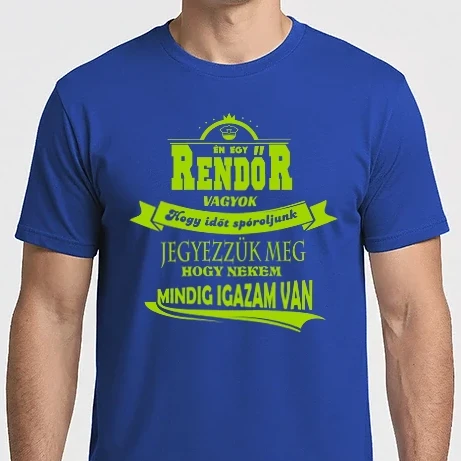 Férfi Imperial póló - Én egy rendőr vagyok