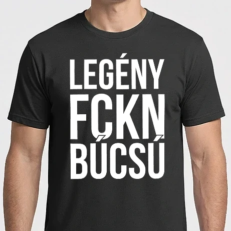 Férfi Imperial póló - Legény FCKN búcsú