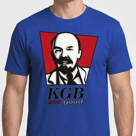 Férfi Imperial póló - KGB - KFC paródia