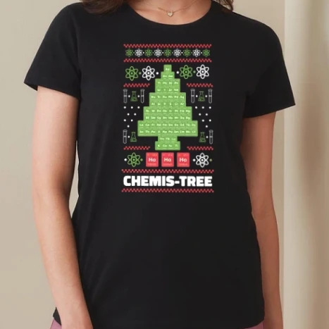 Női prémium kerek nyakú póló  - Chemis-Tree