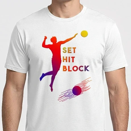 Férfi Imperial póló - Set Hit Block
