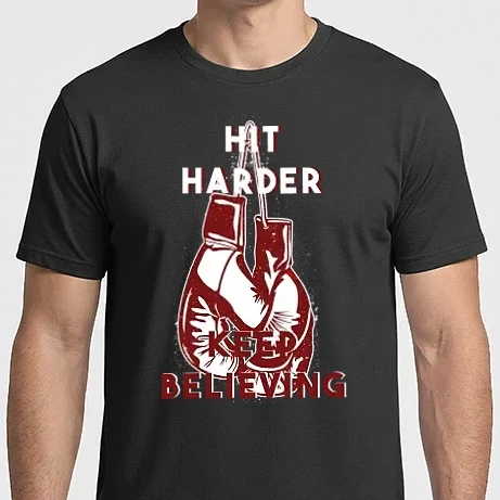 Férfi Imperial póló - Hit harder 
