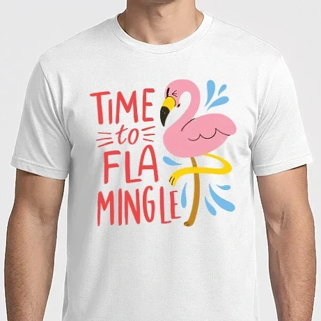 Férfi Imperial póló - Time to Flamingle Flamingó