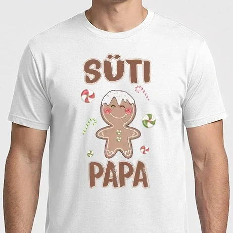 Férfi Imperial póló - Süti Papa Családi póló Papának