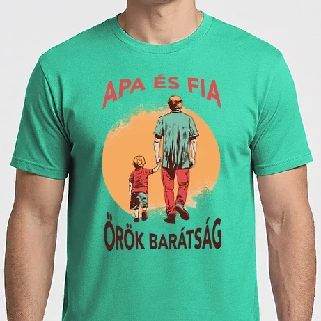 Férfi Imperial póló - Apa és Fia örök barátság