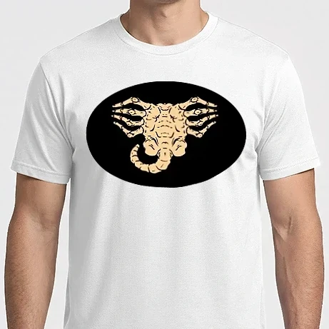 Férfi Imperial póló - Alien Facehugger maszk