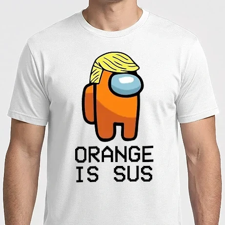 Férfi Imperial póló - Orange is Sus - Among us