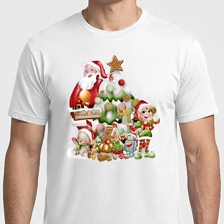 Férfi Imperial póló - Karácsonyi minta