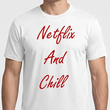 Férfi Imperial póló - Netflix and chill