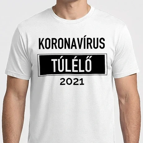 Férfi Imperial póló - Koronavírus túlélő 2021