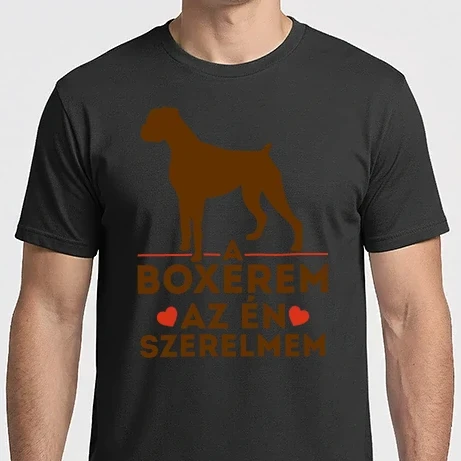 Férfi Imperial póló - Boxer szerelem