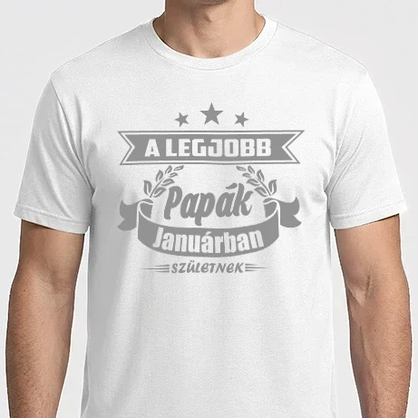 Férfi Imperial póló - A legjobb papák - Január
