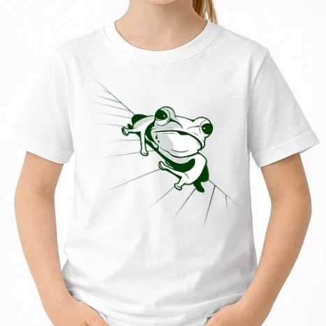 Uniszex gyerek Póló - Frog dimensions