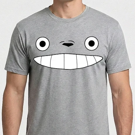 Férfi Imperial póló - Totoro face