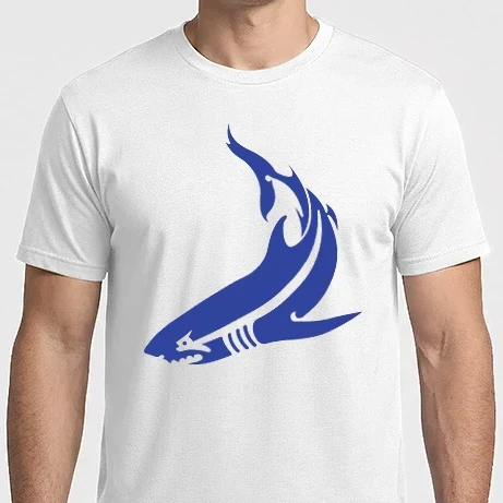 Férfi Imperial póló - Cápa