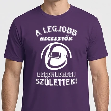 Férfi Imperial póló - Hegesztő szülinapja december