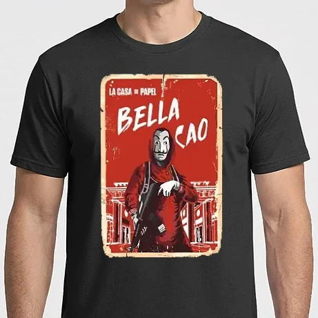 Férfi Imperial póló - La Casa De Papel Bella Ciao