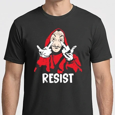 Férfi Imperial póló - La Casa De Papel Resist