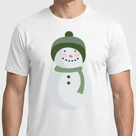 Férfi Imperial póló - Hóember minta