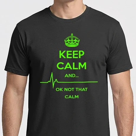 Férfi Imperial póló - Kepp Calm....ok not that calm