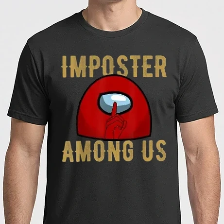 Férfi Imperial póló - Ssshhhh - Imposter Among Us