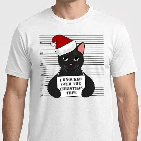 Férfi Imperial póló - Christmas cat