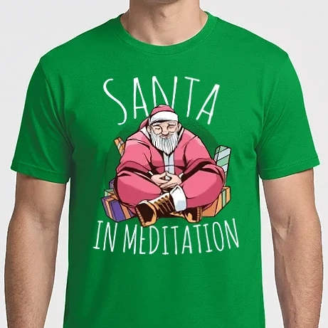 Férfi Imperial póló - Santa Meditáció